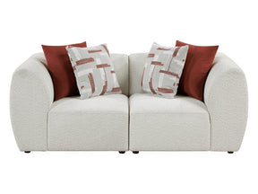 Franz Beige Loveseat - Ornate Home