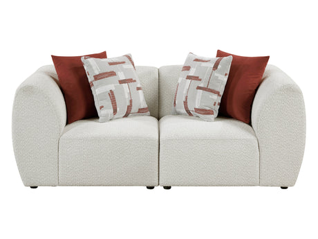 Franz Beige Loveseat - Ornate Home