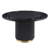 Frascone Black 5 Pc. Round Dining Table Set - Ornate Home