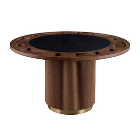 Frascone Brown Game Table - Ornate Home