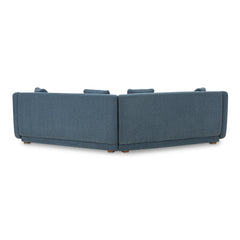 Fraser Deep Blue 2 Piece Modular Sofa - Ornate Home