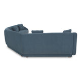 Fraser Deep Blue 4 Piece Modular Sectional - Ornate Home