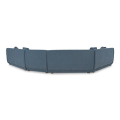 Fraser Deep Blue 4 Piece Modular Sectional - Ornate Home