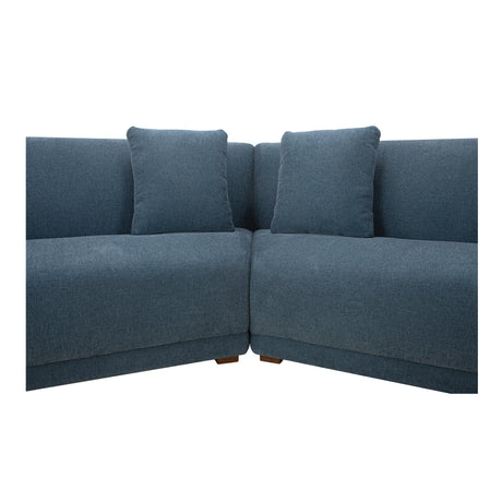 Fraser Deep Blue 4 Piece Modular Sectional - Ornate Home