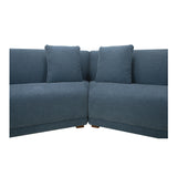 Fraser Deep Blue 5 Piece Modular Sectional - Ornate Home