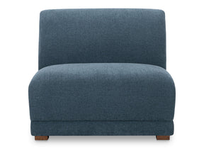 Fraser Deep Blue Slipper Chair - Ornate Home