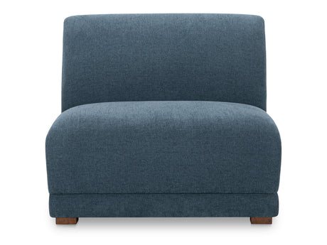 Fraser Deep Blue Slipper Chair - Ornate Home