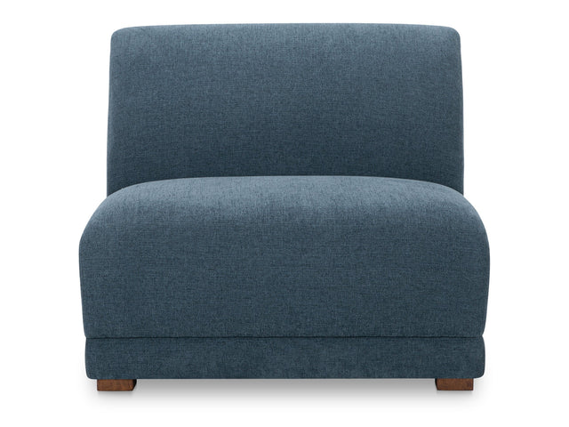 Fraser Deep Blue Slipper Chair - Ornate Home
