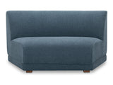 Fraser Deep Blue Wedge Slipper Chair - Ornate Home