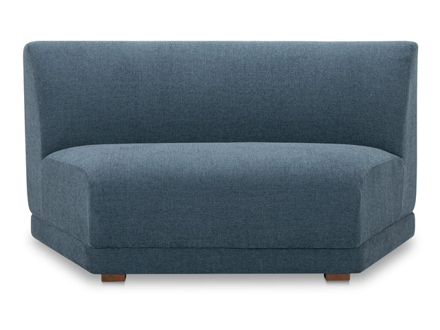 Fraser Deep Blue Wedge Slipper Chair - Ornate Home