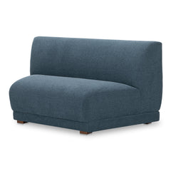 Fraser Deep Blue Wedge Slipper Chair - Ornate Home