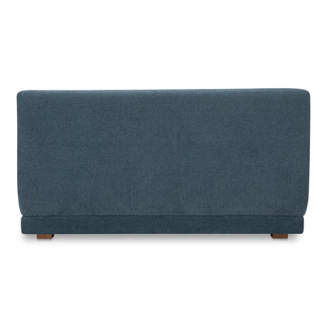 Fraser Deep Blue Wedge Slipper Chair - Ornate Home