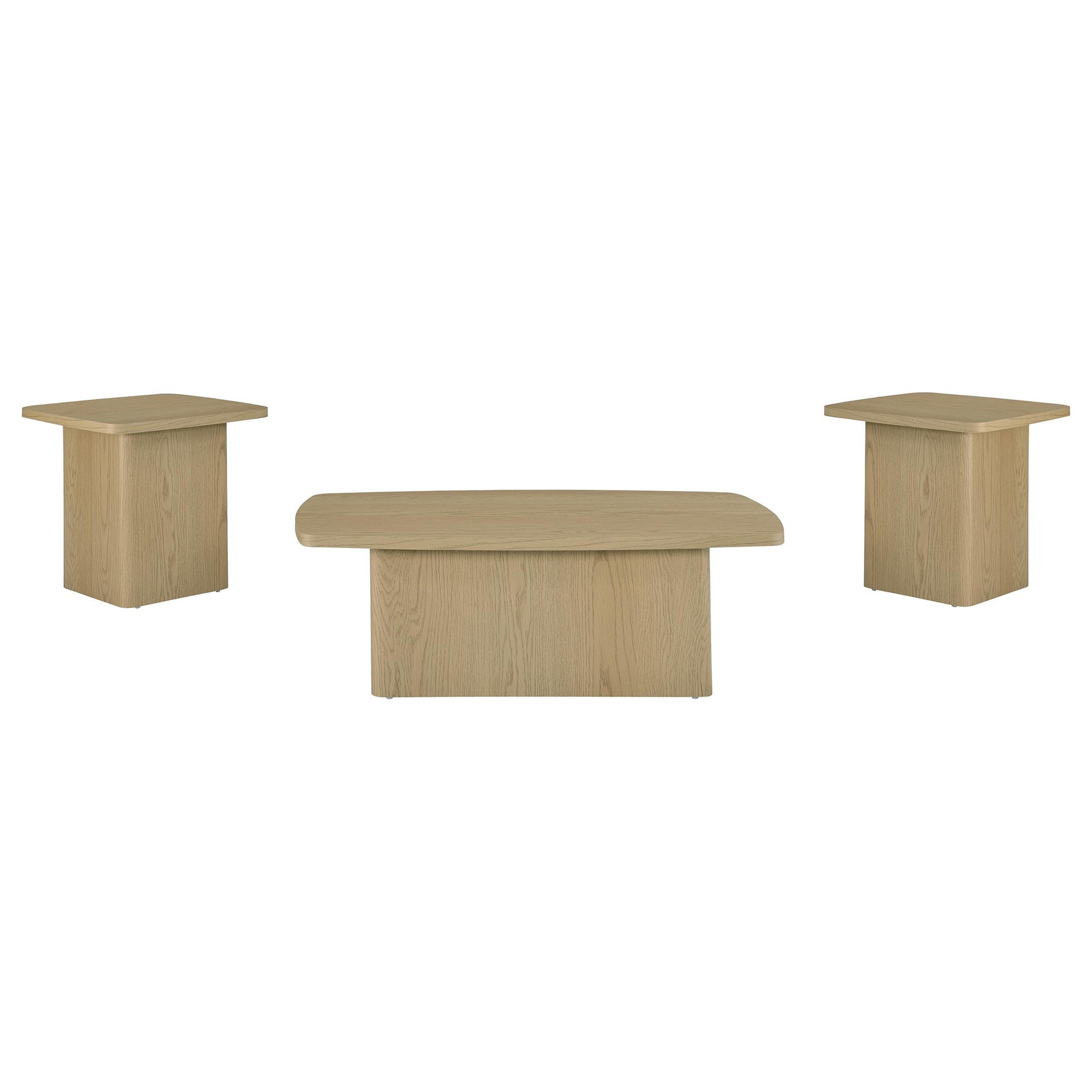 Fraser Greige Coffee Table Set - Ornate Home