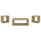Fraser Greige Coffee Table Set - Ornate Home
