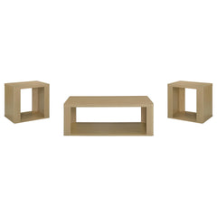 Fraser Greige Coffee Table Set - Ornate Home