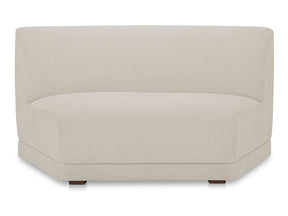Fraser Off White Wedge Slipper Chair - Ornate Home