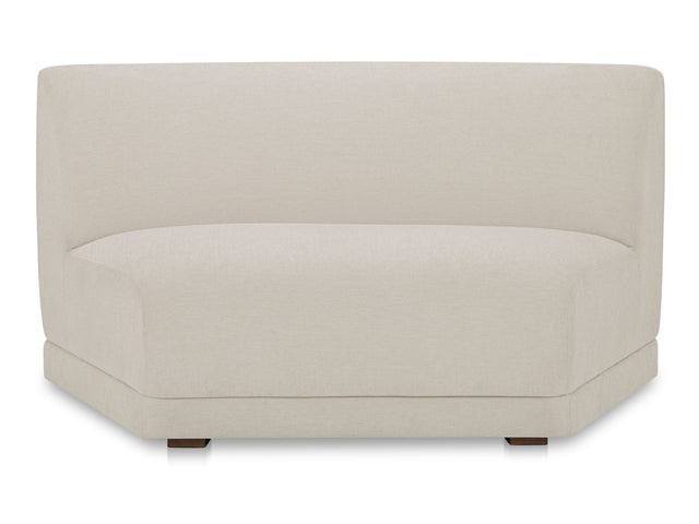 Fraser Off White Wedge Slipper Chair - Ornate Home