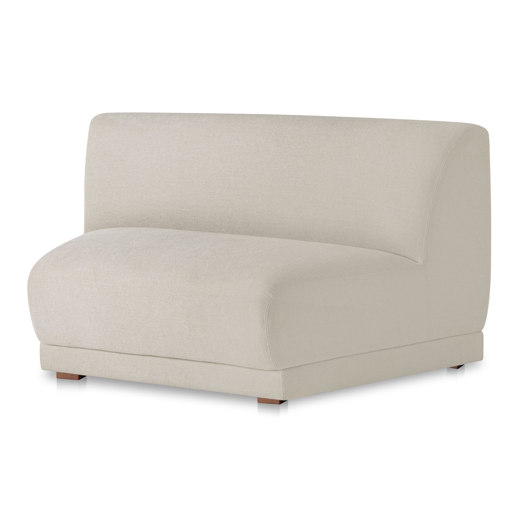 Fraser Off White Wedge Slipper Chair - Ornate Home