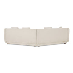 Fraser White 2 Piece Modular Sofa - Ornate Home