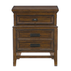 Frazier Park Brown Cherry 4-piece Queen Bedroom Set - Ornate Home