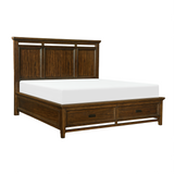 Frazier Park Brown Cherry 4-piece Queen Bedroom Set - Ornate Home