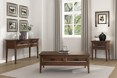 Frazier Park Brown Cherry Sofa Table - Ornate Home