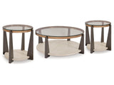Frazwa Multi Coffee Table and 2 End Tables (Online Special Price) - Ornate Home
