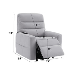 Freddie Gray Power Motion Recliner w/Lift - Ornate Home