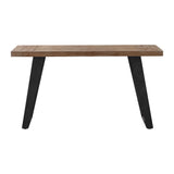 Freddy Black/Woodtone Weathered Console Table - Ornate Home
