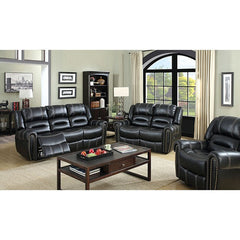 Frederick Black Loveseat - Ornate Home