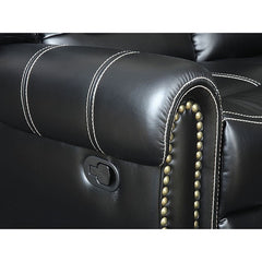 Frederick Black Loveseat - Ornate Home