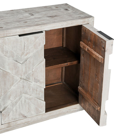 Frederick Timeworn Cream Sideboard - Ornate Home