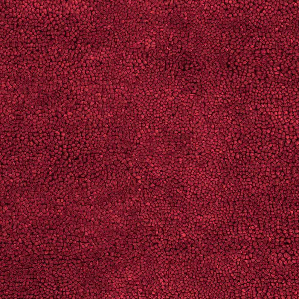 Frederika Solid Dark Red Wool Shag Rug - Clearance - Ornate Home