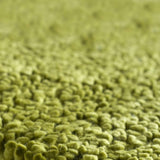 Frederika Solid Olive Green Wool Shag Rug - Clearance - Ornate Home