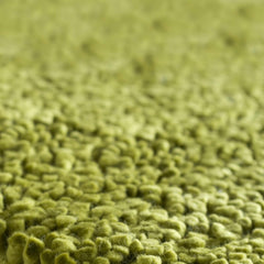 Frederika Solid Olive Green Wool Shag Rug - Clearance - Ornate Home