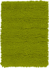 Frederika Solid Olive Green Wool Shag Rug - Clearance - Ornate Home
