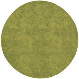 Frederika Solid Olive Green Wool Shag Rug - Clearance - Ornate Home