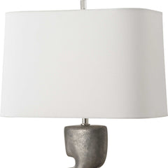 Free Flowing Nickel Table Lamp - Ornate Home
