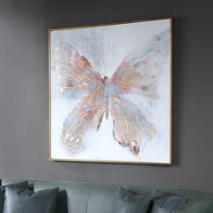 Free Flying Multicolor Hand Painted Canvas - Ornate Home