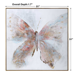Free Flying Multicolor Hand Painted Canvas - Ornate Home
