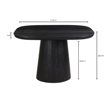 Freed Black Dining Table - Ornate Home