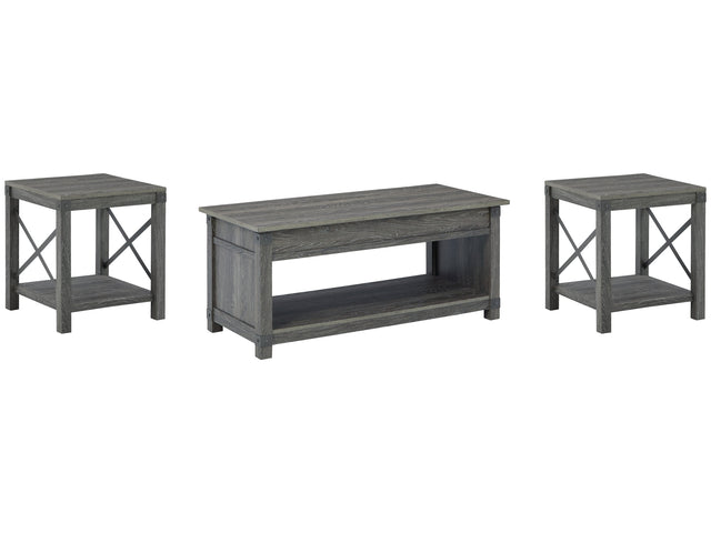 Freedan Grayish Brown Coffee Table and 2 End Tables (Online Special Price) - Ornate Home