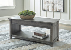 Freedan Grayish Brown Coffee Table and 2 End Tables - Ornate Home