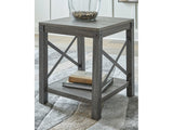 Freedan Grayish Brown End Table (Online Special Price) - Ornate Home
