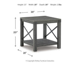 Freedan Grayish Brown End Table (Online Special Price) - Ornate Home