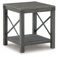Freedan Grayish Brown End Table - Ornate Home