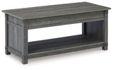 Freedan Grayish Brown Lift Top Coffee Table (Online Special Price) - Ornate Home