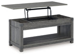 Freedan Grayish Brown Lift Top Coffee Table (Online Special Price) - Ornate Home