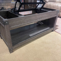 Freedan Grayish Brown Lift Top Coffee Table - Ornate Home