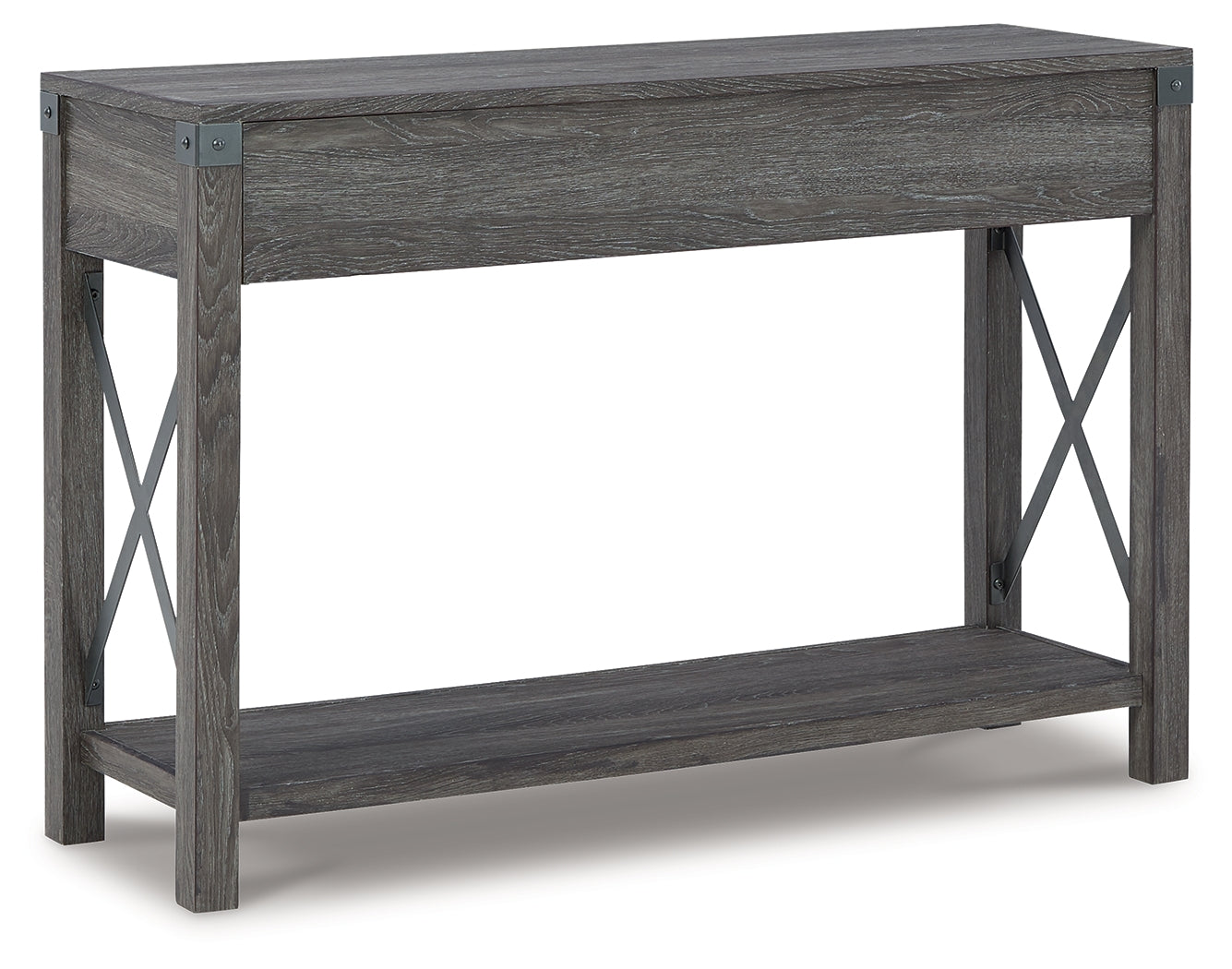 Freedan Grayish Brown Sofa/Console Table (Online Special Price) - Ornate Home